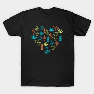 Cactus and succulents love collage T-Shirt